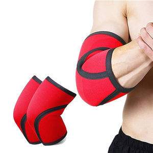 Genouillères de squat en néoprène respirant, bandes de soutien pour haltérophilie, robustes, souples, antidérapantes, protection professionnelle - Product Image 4