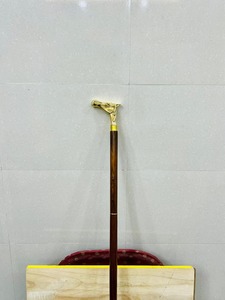 Bastón de Madera Hecho a Mano con Empuñadura de Cabeza de Caballo de Latón, Multifuncional, para Colgar en la Pared, Regalo de Graduación, San Valentín, Halloween - Product Image 5