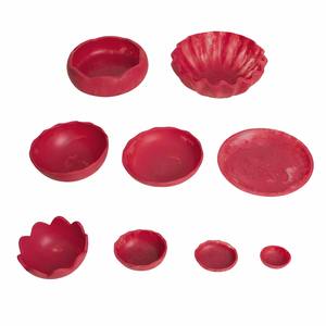 ชามผลไม้เรซิ่นสีแดงโบราณ งานฝีมือประณีต รูปทรงทันสมัย ลายราสเบอร์รี่ สำหรับตกแต่งโต๊ะอาหารวันขอบคุณพระเจ้าและคริสต์มาส - Product Image 4