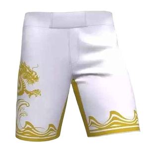 Nouveaux shorts de kick-boxing pour hommes sur mesure, décontractés, avec cordon de serrage, respirants, shorts de Muay Thai conçus au Pakistan - Product Image 2
