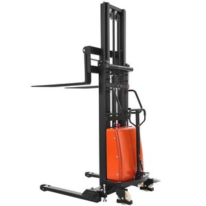 Transpallet Semi-Elettrico con Capacità di Carico di 1500 kg e Altezza di Sollevamento di 244 cm, Attrezzatura per Movimentazione Materiali - Product Image 1