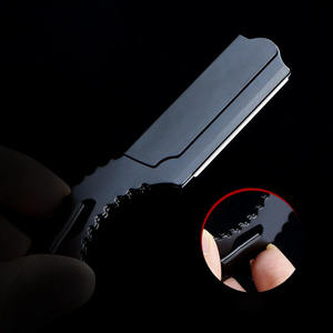 Navaja de Afeitar Desechable para Hombre, de Alta Calidad, con Hoja de Acero Inoxidable y Mango de Madera, para Afeitar la Cara - Product Image 3