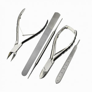 Stainless Steel Chiropody Podiatry Instrument <b>Kit</b> 5 Pieces Ingrown Toenail Clipper Tools Set - Product Image 3