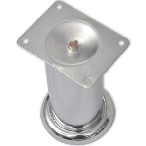 Ensemble de 4 pieds de canapé durables en fer chromé de 4,7 pouces - Product Image 3