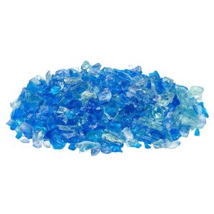 Pietre di Vetro Riflettenti per Braciere da 4,5 KG (10 LBS), 3/4 Pollici, Alta Lucentezza, per Caminetti da Esterno - Product Image 1
