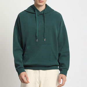 Sweat à capuche zippé oversize pour homme en molleton de coton, avec logo numérique personnalisé, cordon de serrage, écologique, respirant, idéal pour l'hiver – Nouvelle collection tendance - Product Image 1