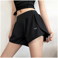 Shorts Deportivos de Cintura Alta para Mujer, de Secado Rápido, Transpirables, Personalizados para Verano, para Correr, Hacer Ejercicio, Yoga, Ciclismo, con Bolsillo, Ecológicos