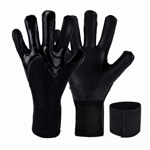 Professional High Latex German Football Goalkeeper Gloves Full <b>Finger</b> Breathable Non-Slip With Adjustable Wrist <b>Strap</b> Unisex - Product Image 4