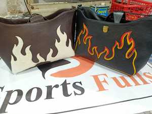 Bolso de Mano Personalizado SF 1228 para Mujer, de Cuero Genuino con Diseño de Llama, Pelo de Vaca, Estilo Vintage, Bolso de Hombro - Product Image 1