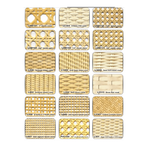 Panel Sintético de Mimbre Plástico Natural de 3mm de Grosor, Tipo Ojo de Zorro, en Rollo, para Sillas, Gabinetes, Paneles de Pared y Agricultura - Product Image 4