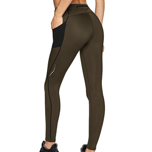 High Waist Seamless Women <b>Leggings</b> Full Length <b>With</b> <b>Pockets</b> Sporty Yoga Pants For Gym <b>Workout</b> Stretch Breathable Quick Dry - Product Image 4