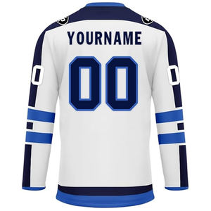 Personalized Ice Hockey Jersey OEM Wholesale USA Buyer Custom Team Hockey Uniform Embroidery Logo Sportswear Bulk 100% - Product Image 5