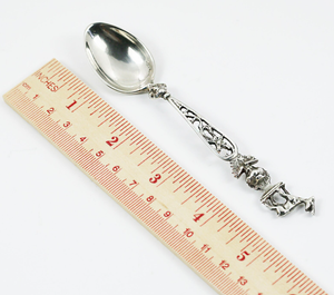 Juego de 6 Cucharas Vintage de Acero Inoxidable con Acabado Espejo, Diseño Barroco Real Europeo de Lujo - Product Image 6