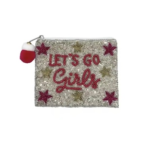 Porte-monnaie perlé fait main le plus vendu – Pochette pour pièces de monnaie, cartes et voyages – Disponible - Product Image 4