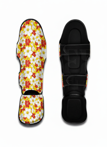 Protège-tibias d'arts martiaux personnalisés avec impression sérigraphique intégrale, nouvelle protection premium pour le kickboxing, le Muay Thai et le MMA - Product Image 4