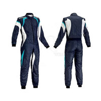Combinaison de course automobile avancée pour pilotes, sport automobile, respirante, légère, polyester/nylon, personnalisable, idéale pour le karting sur circuit