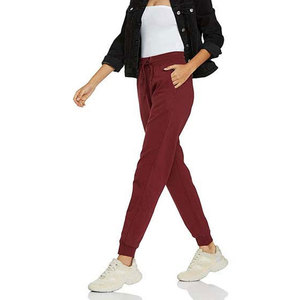 New Arrival High Quality Comfortable Women's Mid-Waist Eco-Friendly Quick Dry <b>Drawstring</b> Closure Streetwear Cotton <b>Trousers</b> - Product Image 2
