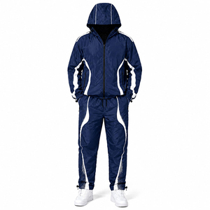 Ensemble coupe-vent imprimé à capuche pour homme, style streetwear, 100 % nylon léger, haute qualité, vente chaude - Product Image 2