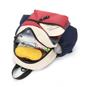 Sac à dos d'étudiant tendance, léger, en nylon, avec logo personnalisé, motif durable, pour ranger les livres, sac à dos de jour pour garçons et filles - Product Image 4