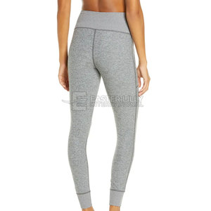 Leggings de yoga con diseño de logotipo personalizado, cintura elástica, venta directa de fábrica, ropa de gimnasio, servicio OEM. - Product Image 3