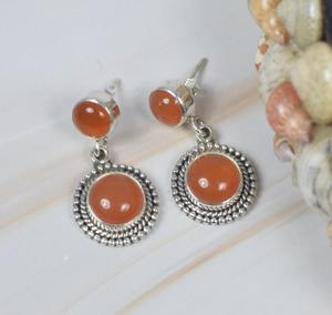 Boucles d'oreilles en argent pour filles Boucles d'oreilles en argent sterling 925 pour femmes Boucles d'oreilles en argent sterling massif pour filles Bijoux - Product Image 4