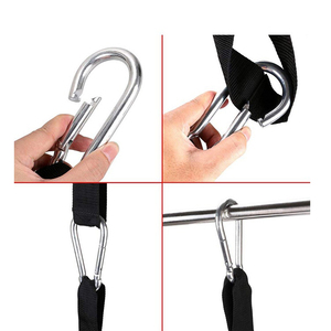 Heavy Duty Nylon Padded Ab Straps <b>for</b> <b>Pull</b> <b>Bar</b> Hanging Abdominal Slings Core Workout Leg Raises Strength Training <b>Home</b> Gym - Product Image 2