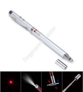 Stylo multifonction professionnel 5 en 1 avec pointeur laser, lampe torche LED, antenne extensible et outil de ramassage magnétique - Product Image 3
