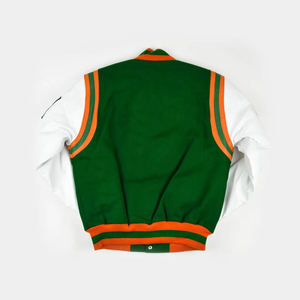 Veste universitaire de haute qualité en gros pour hommes et femmes, style classique Letterman, vêtement d'extérieur universitaire de baseball - Product Image 2