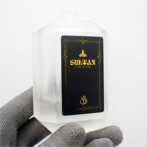 Etiquetas de Perfume Metálicas Doradas Personalizadas de Lujo, Resistentes al Agua, con Relieve Mate, Protección UV, Impresión de Etiquetas de Embalaje Premium - Product Image 3