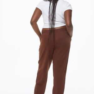 Pantalon de jogging fuselé en coton kaki de haute qualité avec cordon de serrage pour le sport et la course - Product Image 4