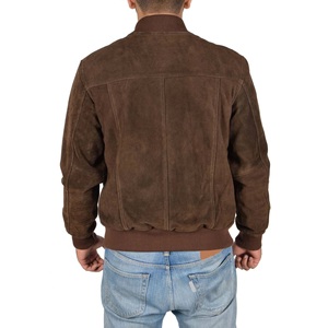 Men <b>Suede</b> <b>Leather</b> <b>Jacket</b> Stylish Casual Winter Outerwear Soft Comfortable Wholesale Custom Windproof Eco-Friendly - Product Image 2