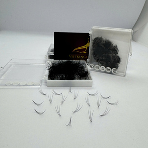 <b>Lash</b> Clusters Bulk 3D 0.1 15mm Cashmere Loose Base <b>Lash</b> Extensions Promade Eyelash Extensions <b>Premade</b> <b>Lash</b> Extension Fans - Product Image 5