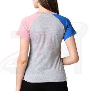Camiseta de Moda para Mujer, la Más Demandada por los Clientes, Nueva, Elegante, al Por Mayor, con Mangas Cortas - Product Image 2