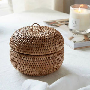 Solution de paniers en bambou pour les supermarchés et les marchés, offrant des contenants durables pour les produits et les marchandises - Product Image 1