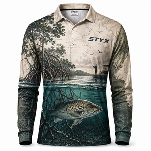 Polyester Fishing Shirt <b>Hoodie</b> UPF50+ Quick Dry Custom Long Sleeve Sublimation UV Protection Sunwear OEM ODM Wholesale - Product Image 5