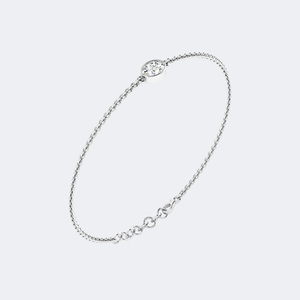 0.50CTW Oval Bezel-Set Diamond Station <b>Bracelet</b> - Product Image 5