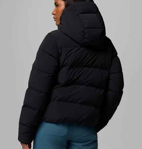 High Quality <b>Lightweight</b> Breathable Custom Women's Plus Size Vintage Washed Bubble Bomber <b>Jacket</b> Zip Puffer Hood Autumn - Product Image 3