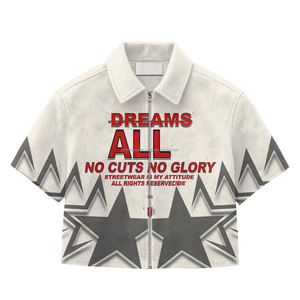 Camisetas Retro Vintage con Logotipo Personalizado para Hombre, Algodón Grueso, Corte Holgado, Impresión DTG, Lavado Ácido, Camiseta Corta - Product Image 3