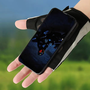 Guantes de Motocicleta Antideslizantes, Duraderos, Compatibles con Pantalla Táctil, Resistentes al Viento, Guantes sin Dedos para Motociclismo, Precio al por Mayor, OEM Personalizado - Product Image 5