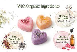 100% Natural Goat Milk Herbal <b>Soap</b> Handmade Moisturizing Whitening and Anti-Aging Bath <b>Soap</b> GMP Certified OEM ODM - Product Image 3