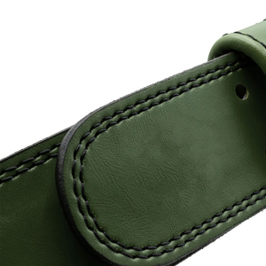 Cinturón de cuero ajustable para levantamiento de pesas con cierre de hebilla para entrenamiento de fuerza, soporte lumbar para gimnasio, unisex, cinturón verde para gimnasio, para hombres - Product Image 4