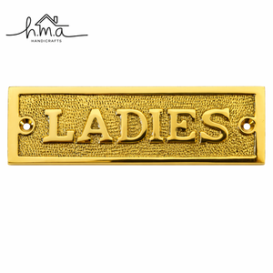 Vintage Brass Reception Door Sign Antique Style <b>Wall</b> Plaque Decorative Office Front <b>Desk</b> Name Plate Retro Brass Reception Area S - Product Image 3