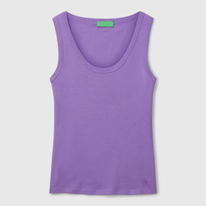 Débardeur côtelé moulant sexy de haute qualité pour femme, sans manches, couleur unie, tricoté, décontracté, respirant, séchage rapide, pour l'été - Product Image 3