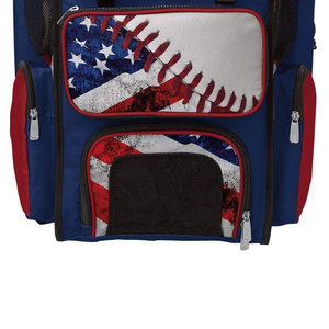Sacs à dos de sport pour équipement de baseball, sacs personnalisés par sublimation, sacs d'école professionnels pour le baseball, pour hommes, légers et durables - Product Image 3