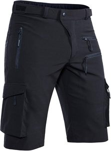 Shorts de cyclisme VTT résistants à l'eau pour hommes avec logo personnalisé, pantalons de trail tout-terrain, vêtements de motocross et de dirt bike, usine OEM - Product Image 3