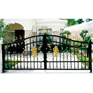 Porte extérieure à double battant KHP - Fer forgé durable, plaqué zinc, montage facile, utilisation en extérieur - Product Image 5