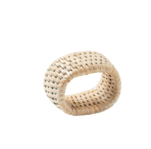 Stylish <b>Rattan</b> Napkin Ring for Modern <b>Dining</b> <b>Table</b> Party Wedding Decor Handcrafted in India - Product Image 4