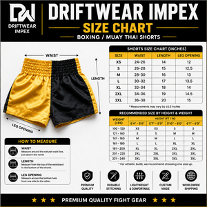 Shorts de boxe et de Muay Thai personnalisés 100% polyester satiné, taille élastique, respirants, séchage rapide, protection, imprimés par sublimation - Product Image 4