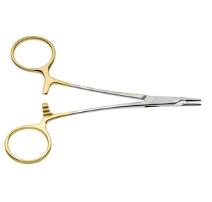 Porte-aiguille Tc Derf en acier inoxydable allemand de haute qualité Porte-aiguille TC Crile en bois 13cm - Product Image 2