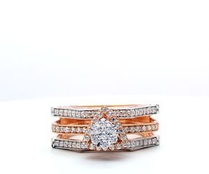 แหวนหมั้นทรงหัวใจ AMBER JEWELS คลาสสิค ยูนิเซ็กส์ ทองคำขาว 18K ชุบโรเดียม ทองคำแท้ ประดับเพชรธรรมชาติ ทรงหัวใจ ฝังแบบ Prong Setting รับรองโดย IGI - Product Image 1